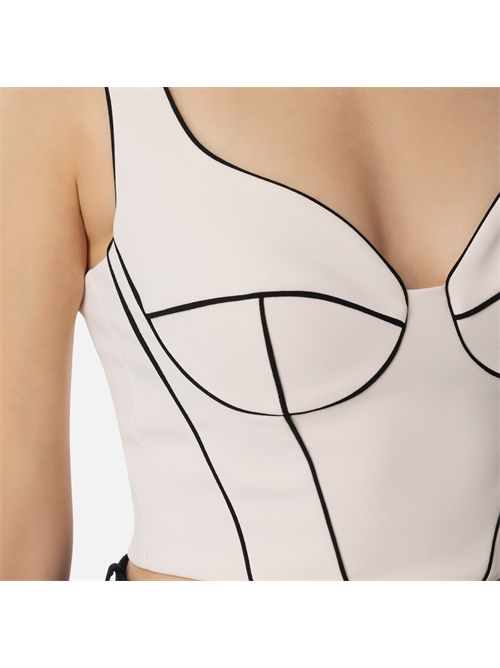 top woman white ELISABETTA FRANCHI | TO02451E2/E84